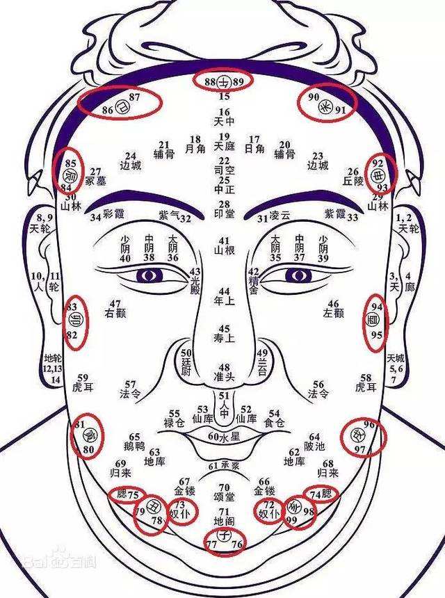 眼睛形状面相图片